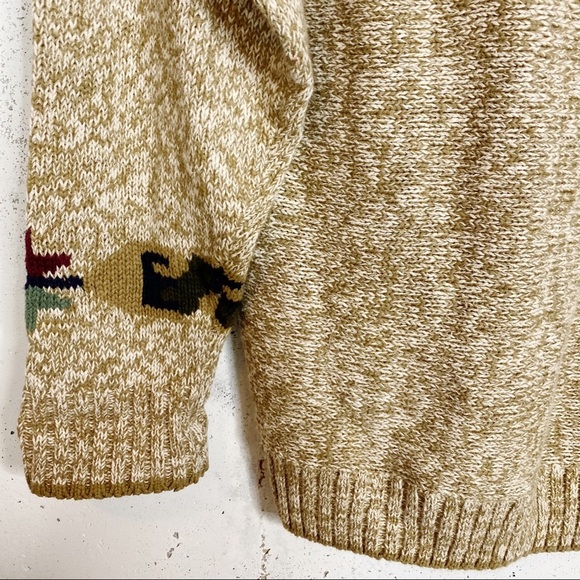 Vintage Canyon Ridge Southwestern Tribal Knit Sweater LT - Picture 5 of 9